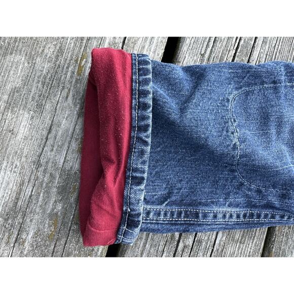 OshKosh Toddler Boys Fleece-Lined Jeans 2/2T Denim Reinforced Knees - Picture 10 of 10